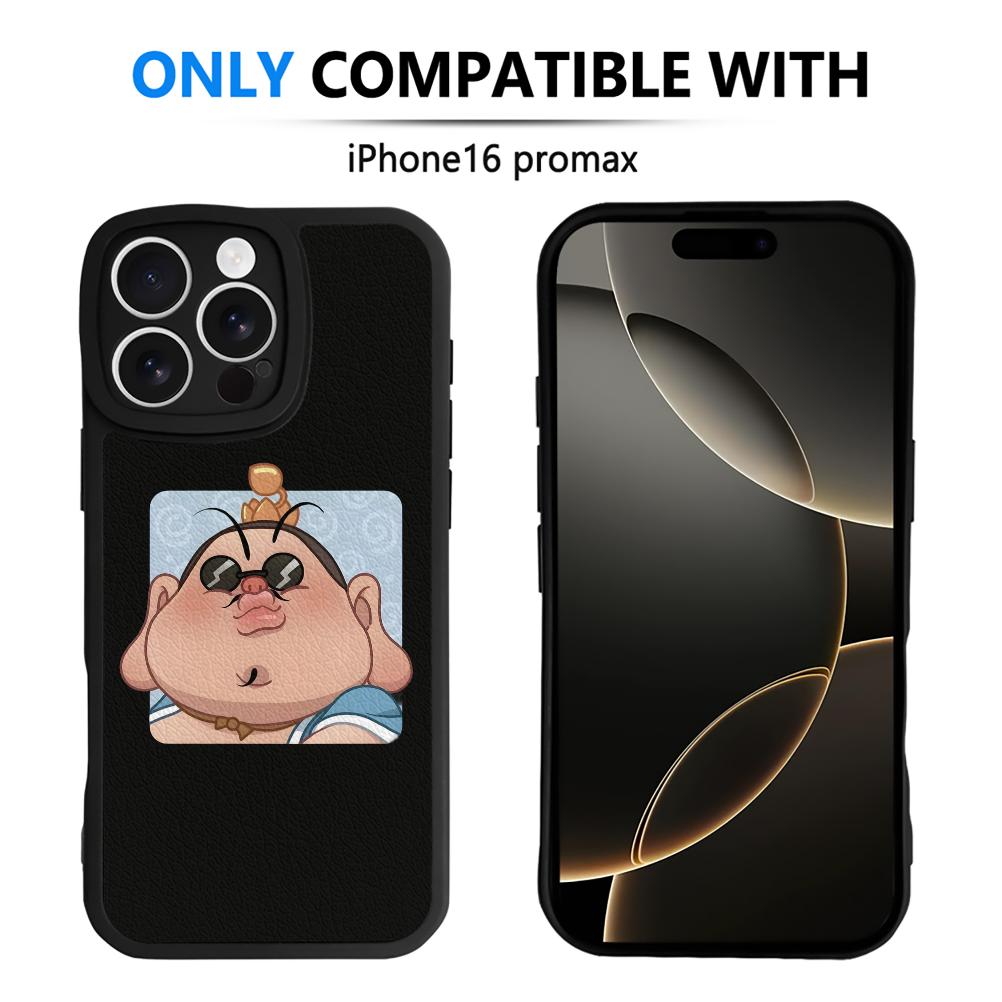 （画像用） Ne Zha 2 ナタ 魔童の大暴れ 【iPhone 16シリーズ対応】シリコンスマホケース（レザー調） 材質：シリコン